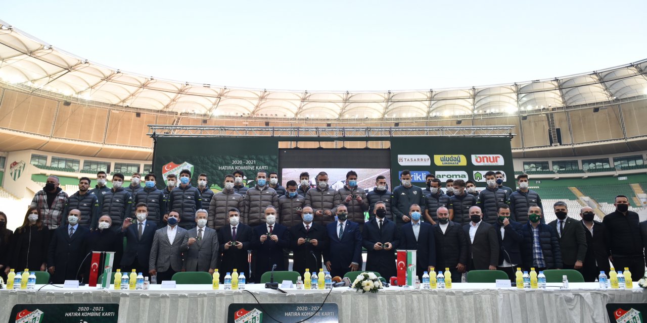 Bursaspor'dan 'Hatıran Yeter Kombine Kartı' kampanyası