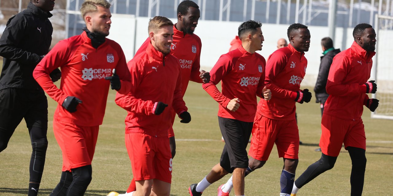 Sivasspor, Galatasaray maçının hazırlıklarını sürdürdü