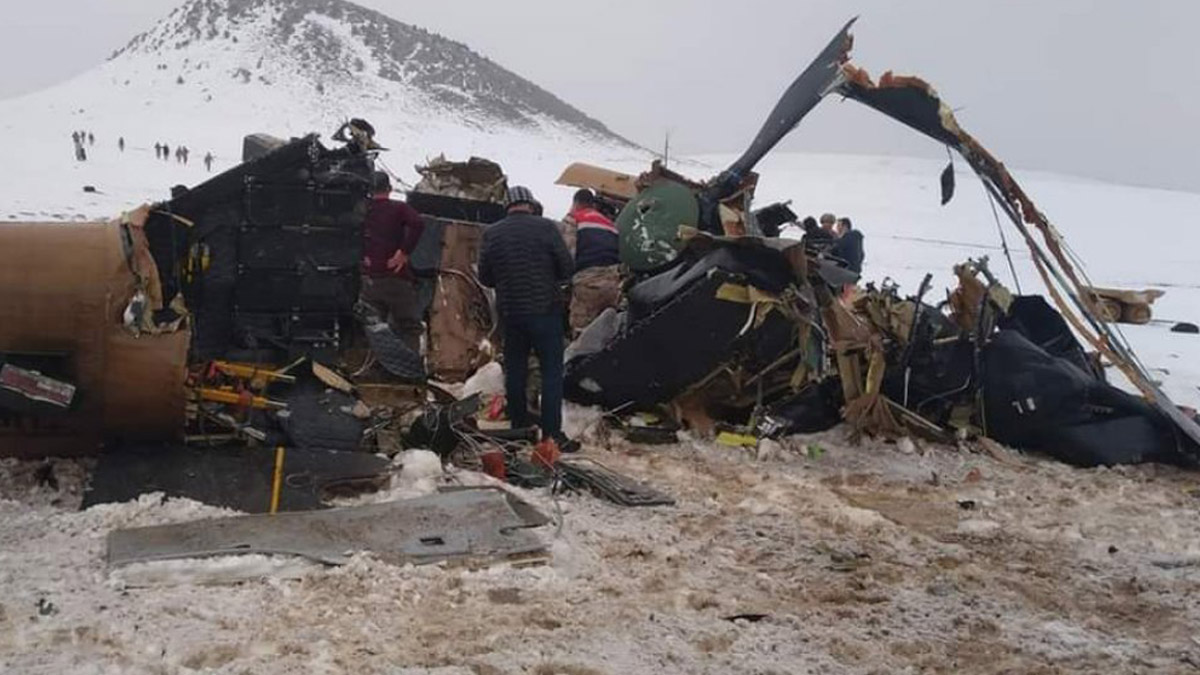 MSB'den Bitlis'te düşen helikoptere ilişkin yeni açıklama