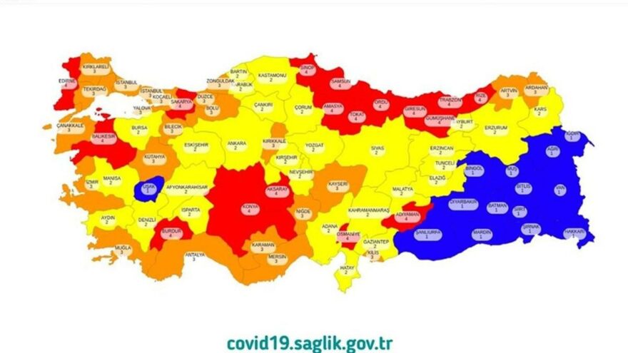 Kırmızı kategorideki 'yüksek risk'li il için ‘cumartesi’ kararı!