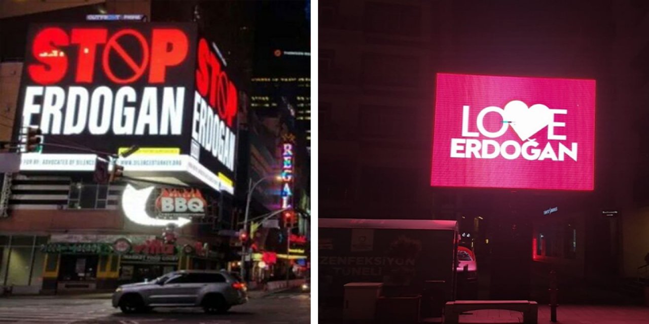 "Love Erdoğan" "Stop Erdoğan" reklamına bir misilleme de Ordu'dan!