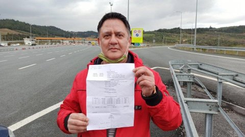 Otoyol ücretini ödemeyi unuttu: İcralık oldu
