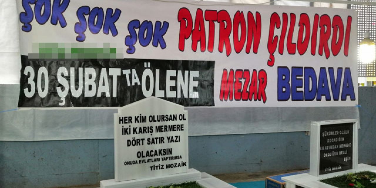 Yanlış okumadınız, "30 Şubat'ta ölene mezar bedava!"