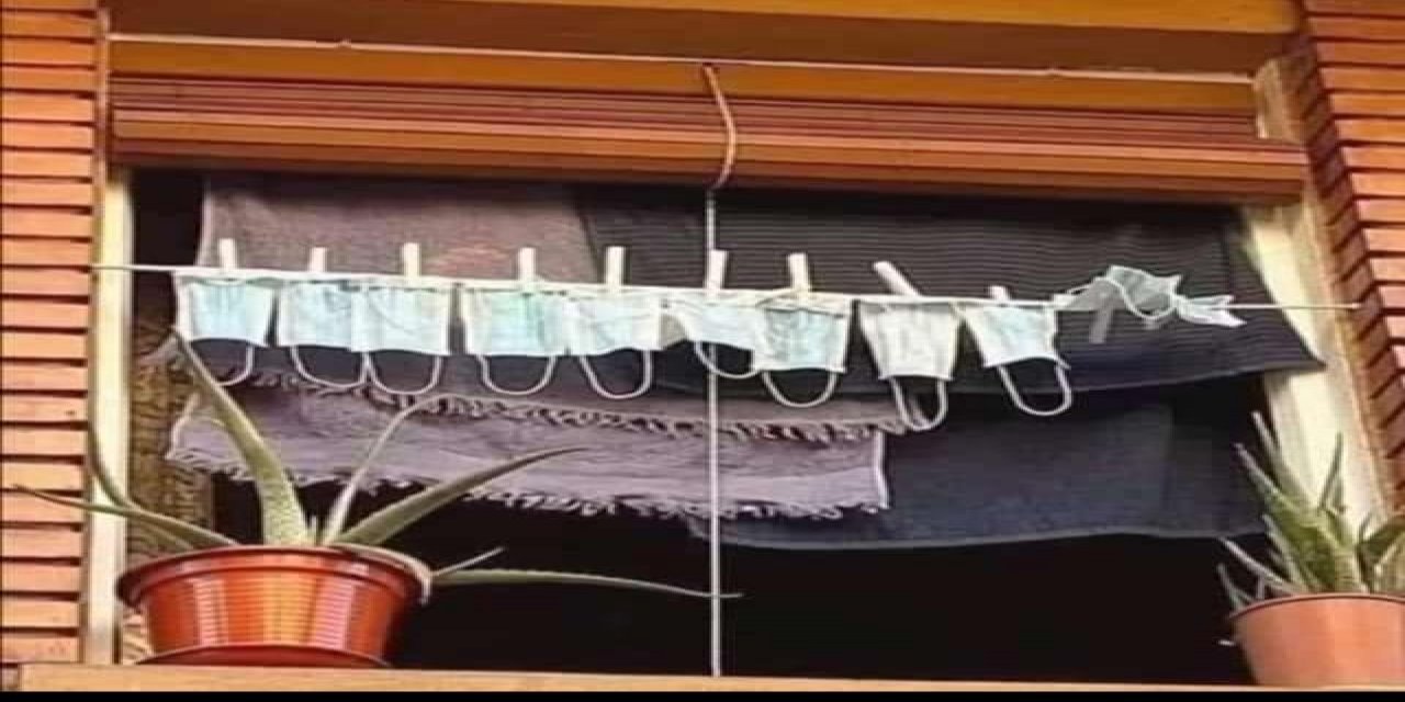 Yeni maske temin edemeyen vatandaş çözümü böyle buldu!