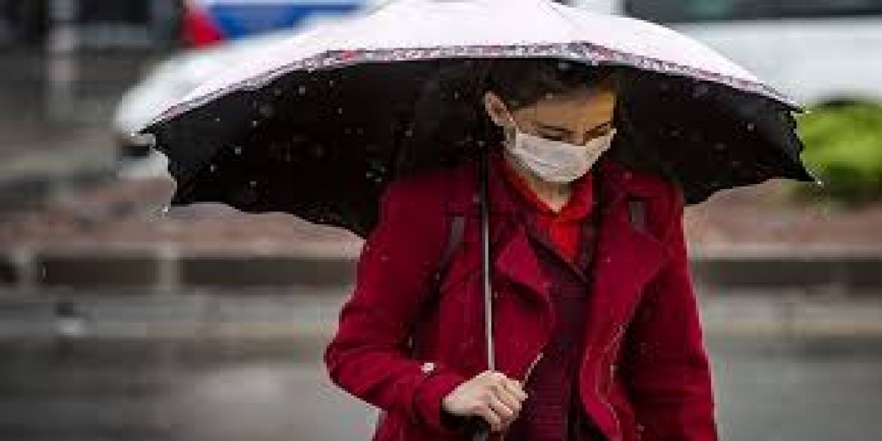 Aman dikkat! Maskeniz yağmurda ıslanırsa...