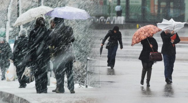 Meteoroloji uyardı! Hem kar hem yağmur geliyor...