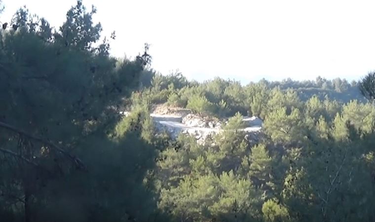 ÇED süreci başlatıldı, köylüler tepkili... Kızılçam Ormanı'nın içine mermer ocağı!