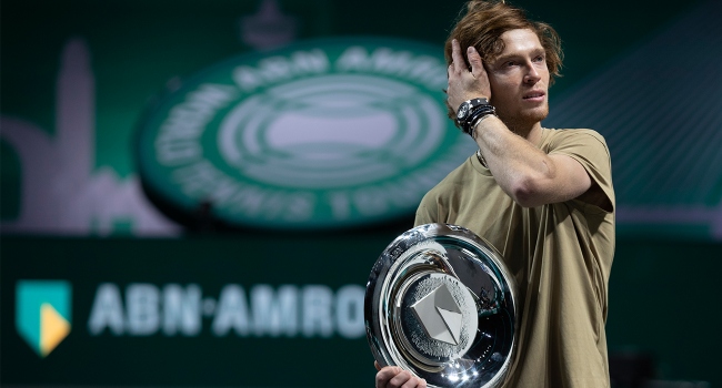 Tek maça çıkmadan yarı finale kaldı! Rus tenisçi Andrey Rublev tarihe geçti
