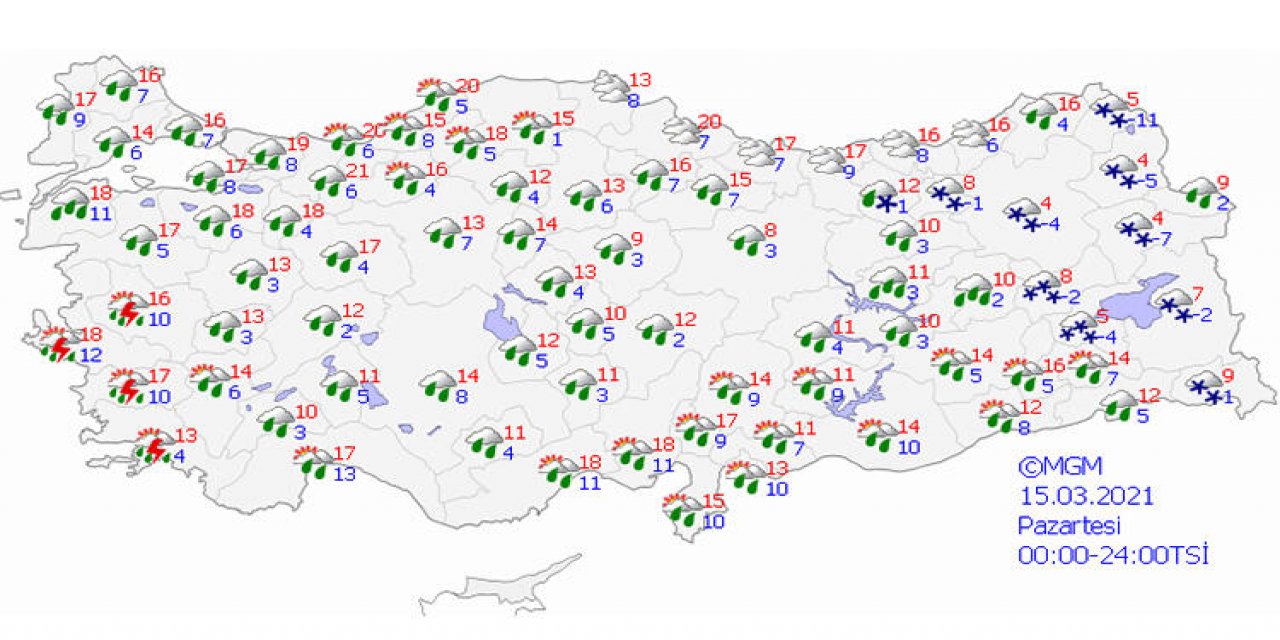 Güneşli bir pazar günü ama... Aman dikkat! Sıcaklıklar düşüyor, kar geliyor!