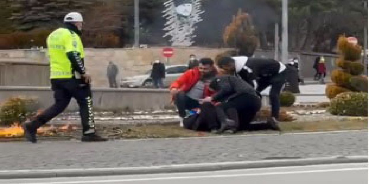 Üzerine benzin döküp kendini yakmak istedi!