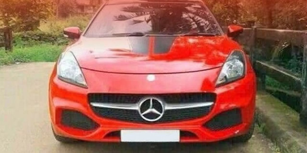 Aracın içinden araç çıktı! Mercedes diye aldı ama...