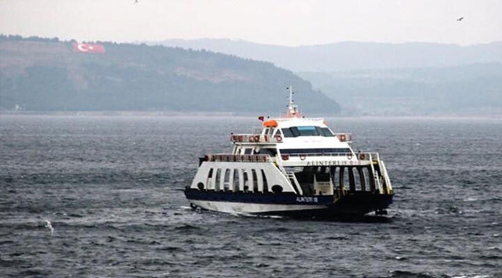 Gökçeada'da feribot seferleri iptal edildi