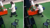 Herkes bu kadını arıyor... Önce şiddet uyguladı, sonra bir şey olmamış gibi yoluna gitti!