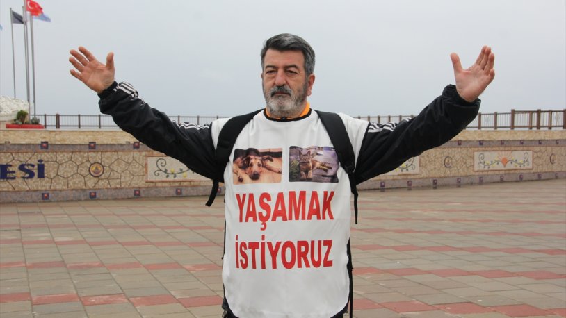 Mersin'den İzmir'e yürüyecek! Oyuncu Semih İğdigül: Hayvanlara yapılan işkence ve eziyetleri anlatacağım