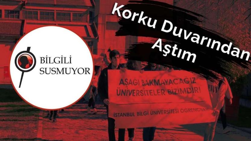 Bilgi Üniversitesi öğrencilerinden Boğaziçili arkadaşlarına şarkılı destek!  'Korku duvarından aştım'