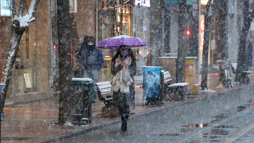 Meteoroloji uyardı: Karla karışık yağmura dikkat!