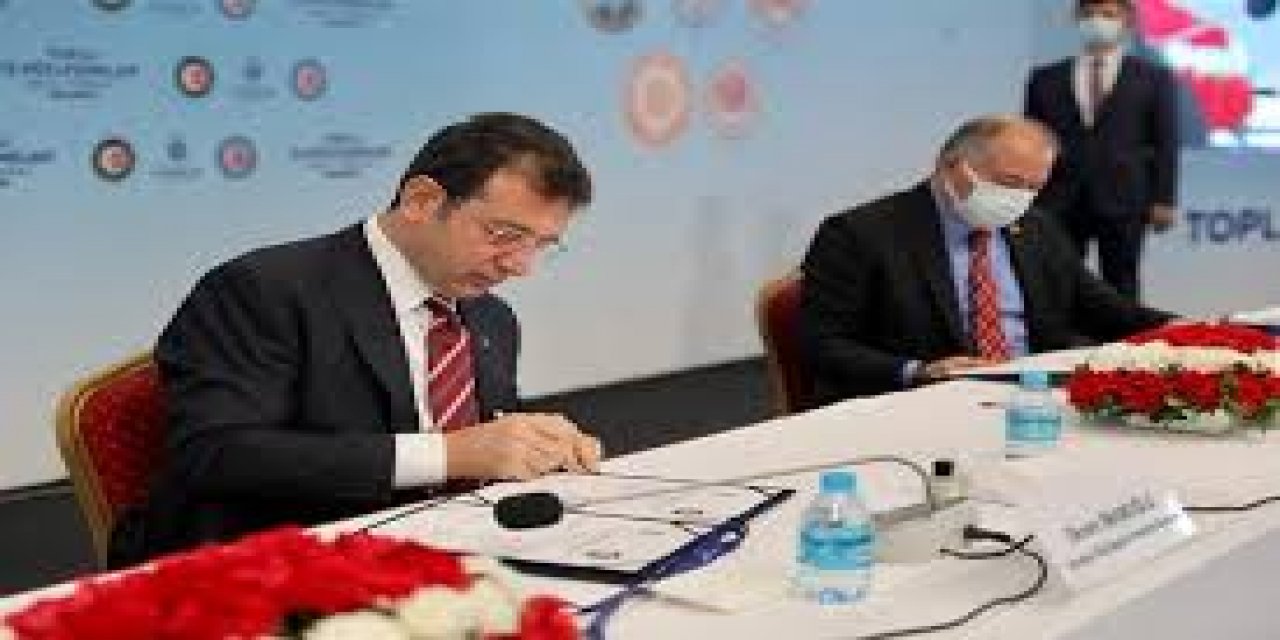 İmzalar atıldı! İBB'de çalışan 45 bin işçi için toplu iş sözleşmesi...