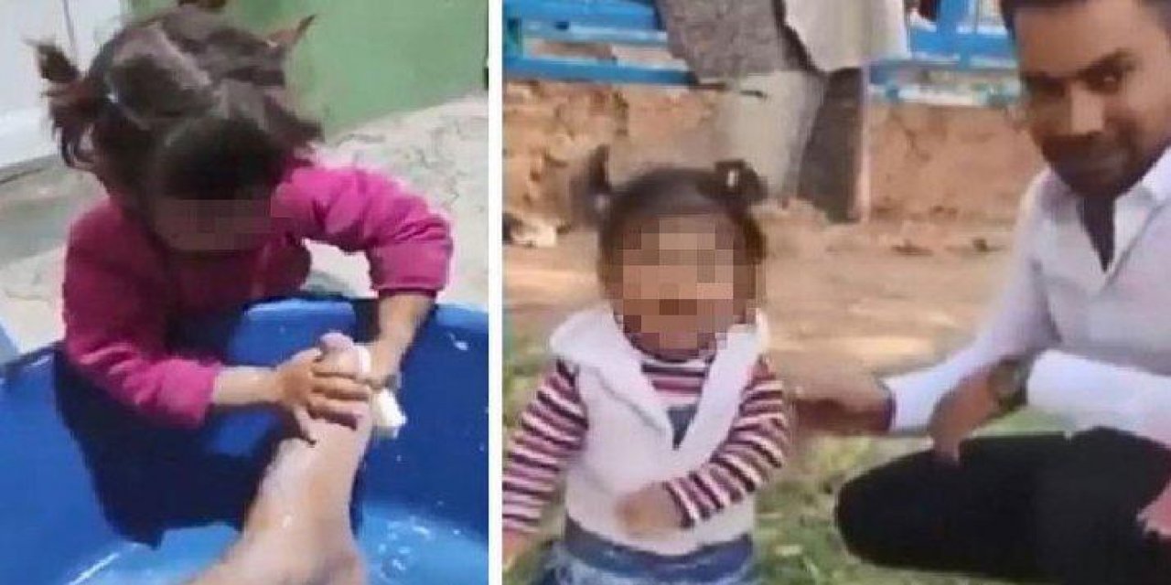 Tokat atmış, ayaklarını yıkatmış, sigara içirmişti... Sosyal medyayı ayağa kaldıran görüntüler için harekete geçildi!