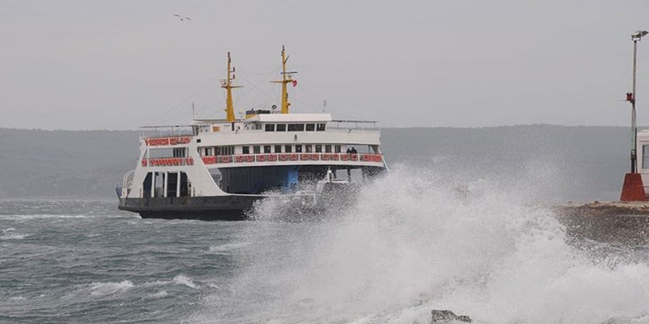 Yola çıkacaklar dikkat! Olumsuz hava şartları nedeniyle "Gökçeada ve Bozcaada" seferleri iptal!