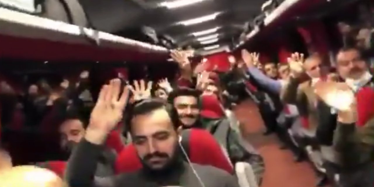 AKP Kongresi için tıklım tıklım otobüsler "maskesiz-mesafesiz" Ankara'ya geliyor... İşte çifte standardın tepki çeken görüntüleri!