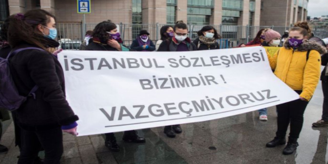 "İstanbul Sözleşmesi fesih kararını tanımıyoruz" Hukukçu kadınlar meydanlara çıktı...