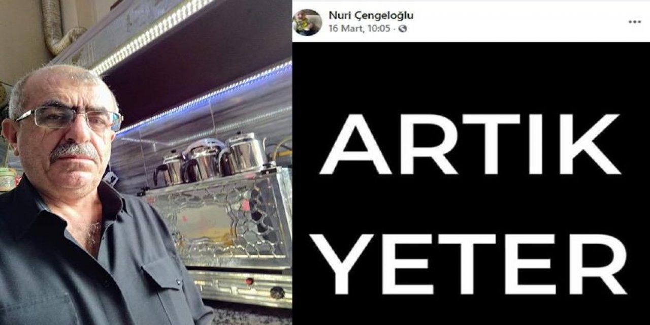 Ekonomik sıkıntılara dayanamadı... Bir esnaf daha sesini duyuramadı, canına kıydı! "ARTIK YETER"