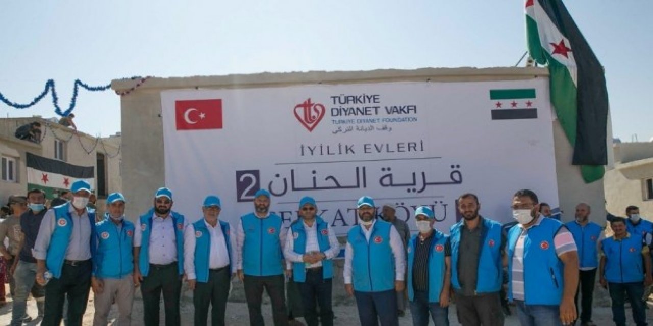Türk Diyanet Vakfı’ndan Suriye’ye 30 milyon liralık konut!