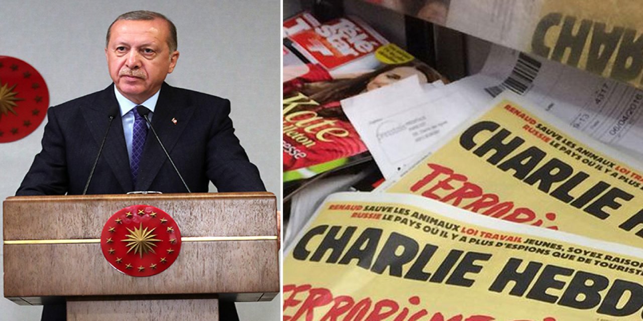 Charlie Hebdo dergisinden 4 kişiye 'Cumhurbaşkanına hakaret'ten iddianame
