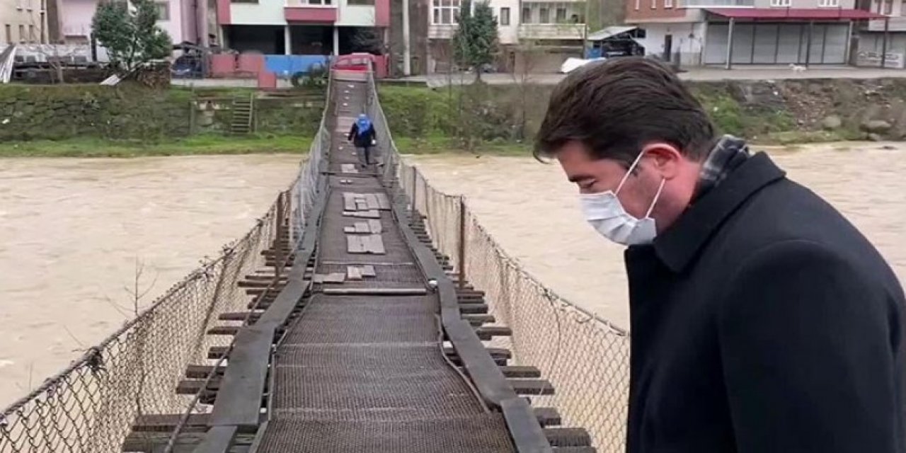 Başkan yeni mobilya vatandaş can derdinde!  898 bin liraya mobilya alan AKP’li başkanına "tahta" köprü tepkisi!