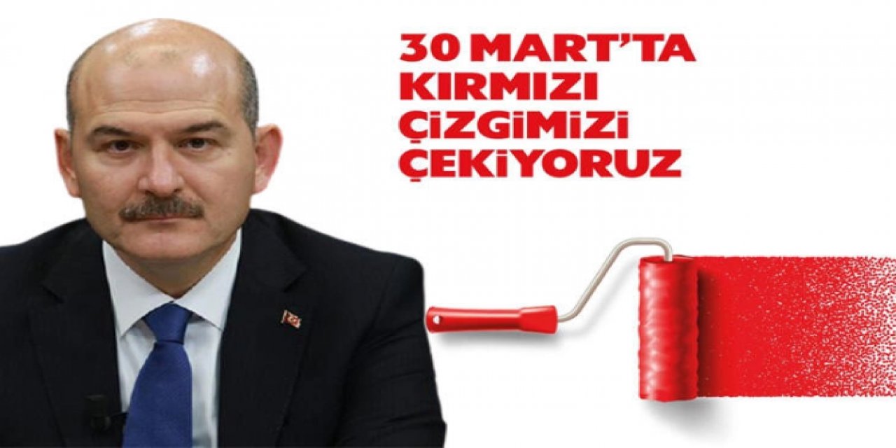 Peş peşe yapılan "30 Mart'ta kırmızı çizgimizi çekiyoruz" paylaşımları dikkat çekmişti... Nedeni ortaya çıktı!