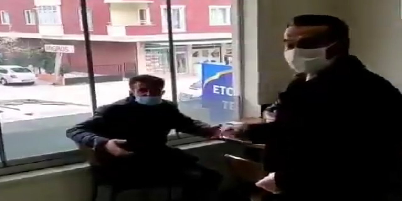 Tepki çeken görüntü... Kaymakam denetim için girdiği lokalde vatandaşı böyle azarladı: İndir şu arka ayaklarını!
