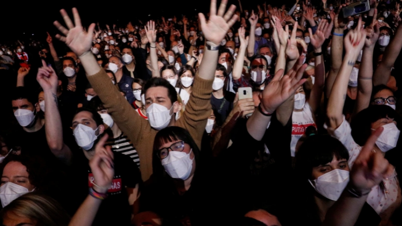 Barcelona'da 5 bin kişilik konser deneyi