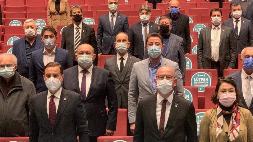 CHP Balıkesir toplantıda 'Andımız'ı okudu