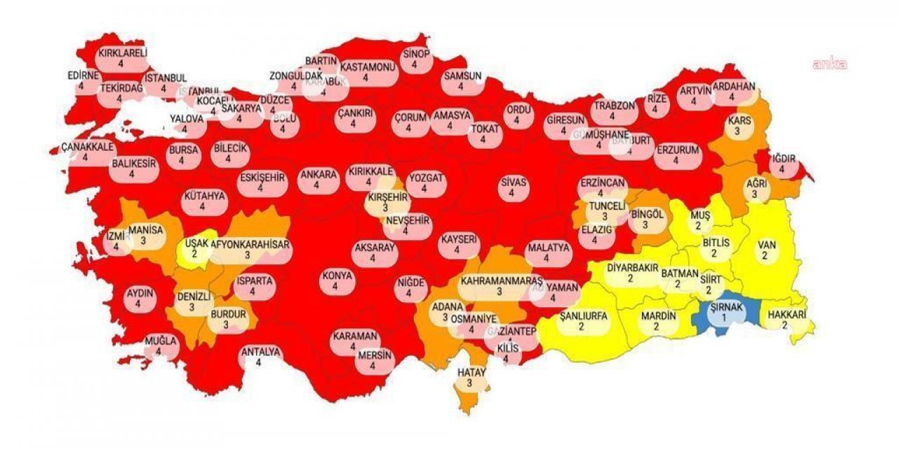 TTB güncellenen risk haritasını 10 maddede anlattı! Tek kelimelik özet "Yönetemiyorsunuz!"