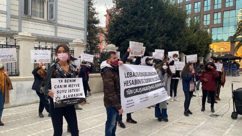 Kafe bar emekçileri haykırıyor! 'Lebaleb kongrelerinizin hesabını biz ödemeyeceğiz'