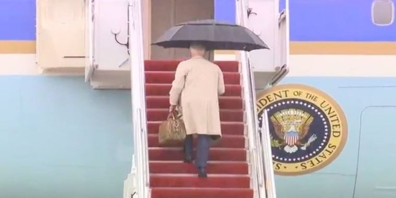 Üç kez art arda düşmüştü... Joe Biden düşme tehlikesi atlattı! İşte o anlar...