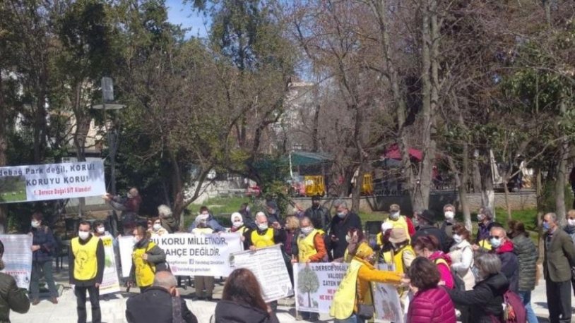 Talana doymadılar! Millet Bahçesi yapılmak isteniyor... Validebağ için eylem!