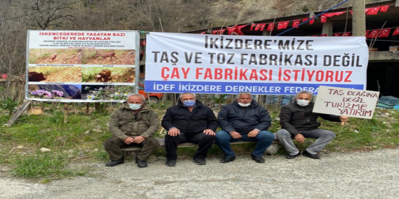 "İşkencedere’de doğaya işkence" İsmail Saymaz: “Dur” denilmezse taş ocağı işkencesine maruz kalacak ve delik deşik edilecek...