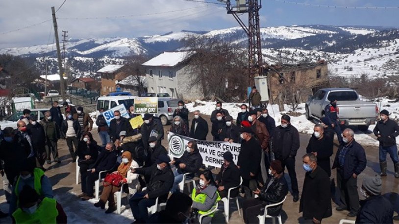 Bilecik'te halk ayakta! 'Mermer ocağı istemiyoruz'