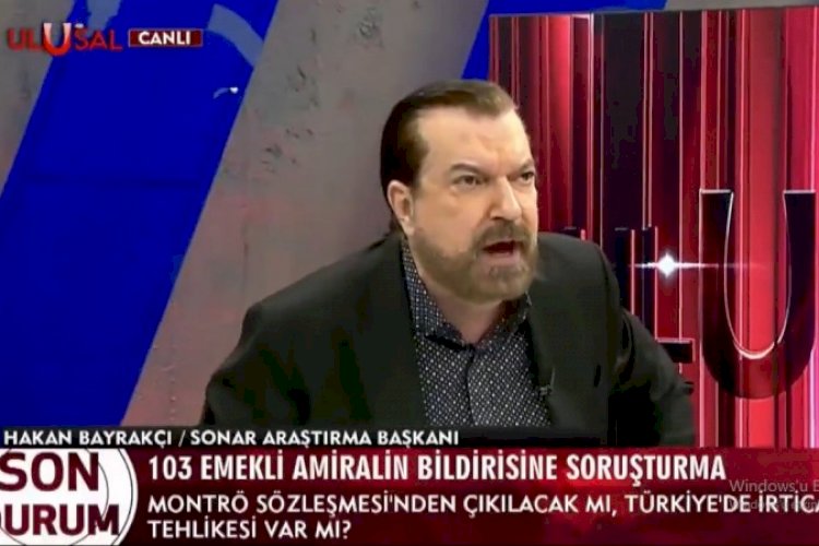 Hakan Bayrakçı canlı yayında '103 amiral' açıklaması yaptı... Tansiyon yükseldi! '103 tane amiral de Atatürk adına bu uyarıyı yapıyorsa...'