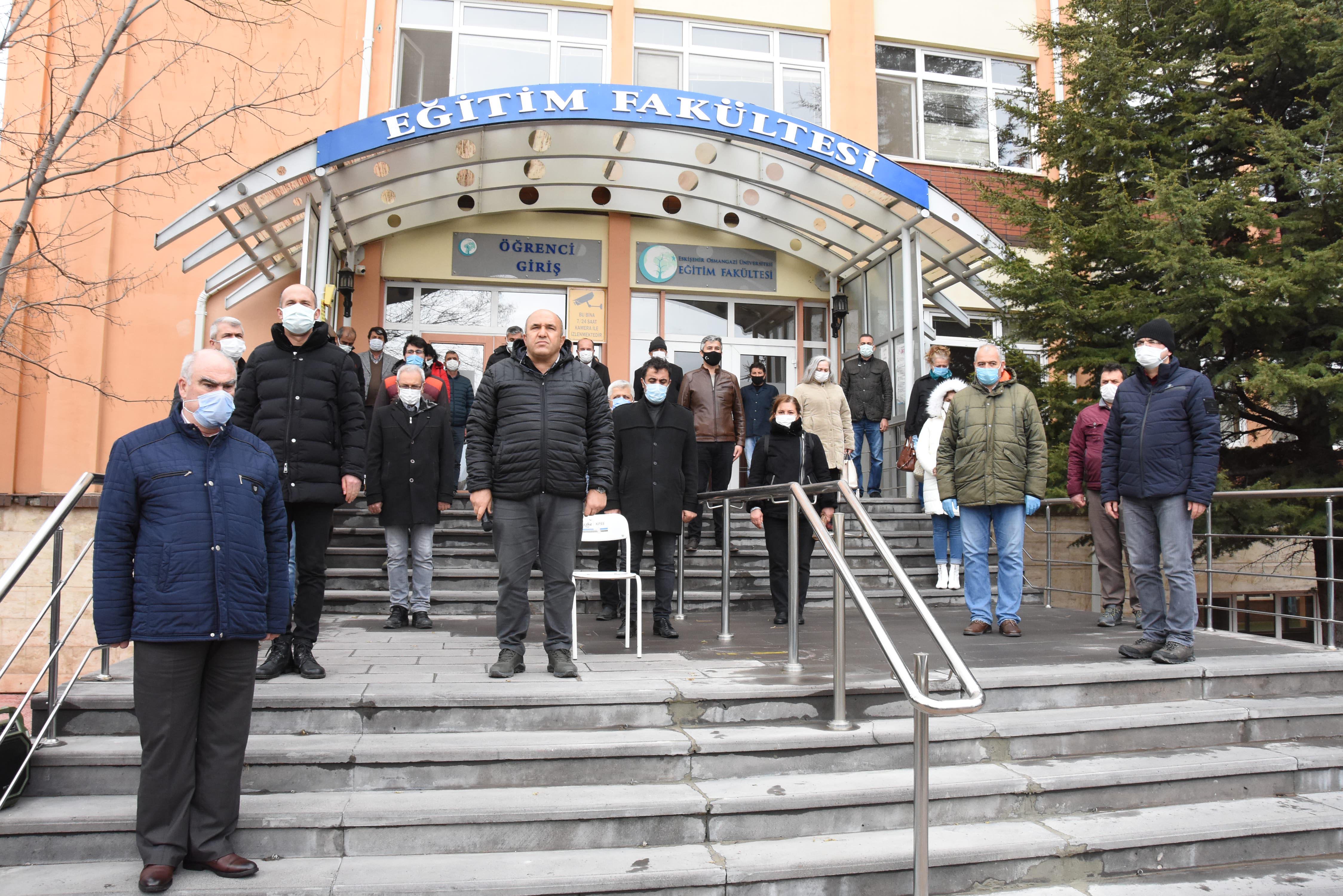 Üniversitede katledilen 4 akademisyen, meslektaşları tarafından anıldı