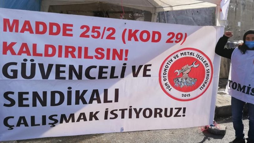 Bir buçuk ayda günde ortalama 289 işçi, Kod-29 ile işten çıkartıldı