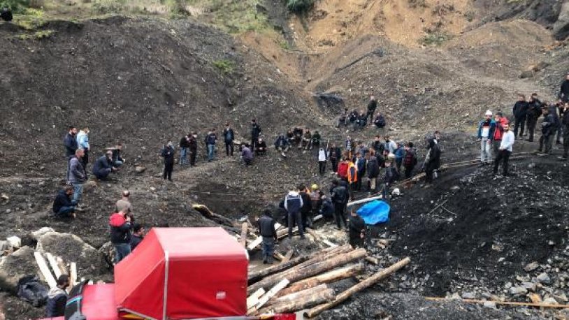 Zonguldak'ta kaçak maden ocağında göçük meydana geldi!