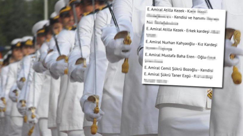 Emekli amirallerin özel bilgileri yayımlanmıştı... Basın Konseyi'nden tepki geldi