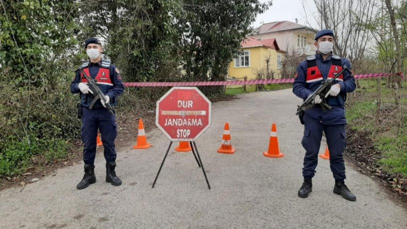 Çorum'da bir köy karantinaya alındı