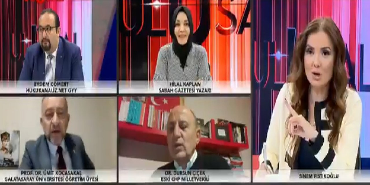 Ulusal Kanal'da gergin anlar... Stüdyo bir anda buz kesti! Hilal Kaplan amirallere "darbeci" dedi! Ümit Kocasakal'ın cevabı sert oldu! "Eskiden beri pelikanları sevmem"