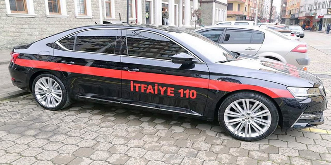 Belediyeye "makam otosu" gibi "itfaiye öncü" aracı! MHP'li belediye 750 bin liralık otomobili "itfaiye öncü aracı" yaptı!