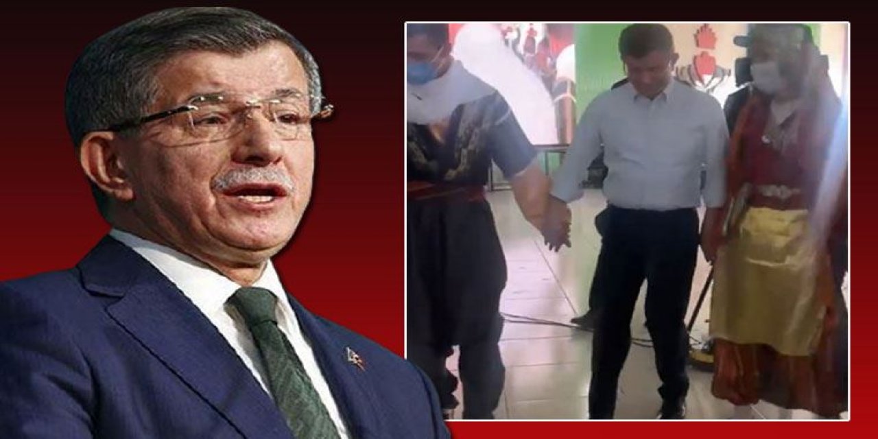 Ahmet Davutoğlu'nun "halay"la imtihanı! Bir türlü ayak uyduramadı! İşte o anlar...