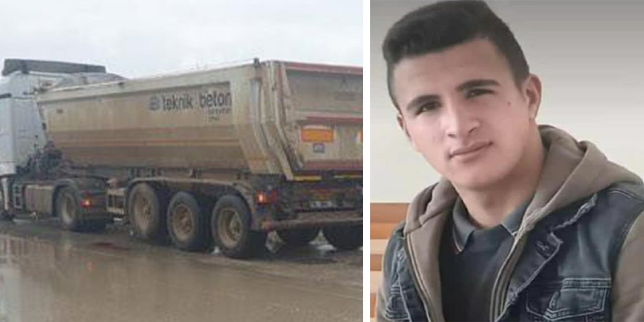 Bir motokurye daha! 16 yaşındaki Samet Bilir, TIR'ın altında kaldı!
