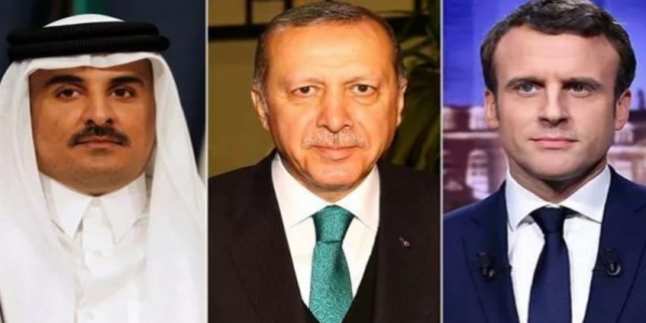 Katar Emiri'nden Macron'a "Erdoğan"lı gönderme!